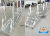 China Escalera de aluminio de acero de la pasarela, pasarela modificada para requisitos particulares aluminio de la orilla del tamaño de la escalera del muelle compañía