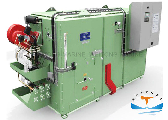 Noiseless Waste Oil Incinerator , Incinerator Onboard Ship With Pneumatic Control