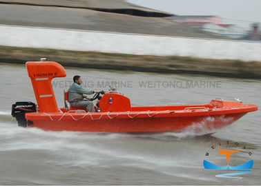 Bote de salvamento rápido DNV del bote salvavidas certificado longitud de la resistencia a la corrosión los 6.0-7.3m