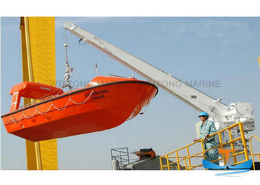 China Pescante rápido 14kn del bote de salvamento del solo brazo que alza la carga 18 M/Min que alza velocidad fábrica