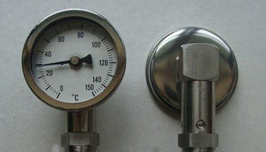 China Instrumentos de medida bimetálicos de la temperatura del grado del termómetro 0 - 150 de la conexión inferior fábrica