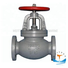 El tornillo marino del arrabio abajo cuece color modificado para requisitos particulares 16K de la válvula al vapor de globo del control JIS F7377