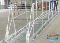 Estándar anodizado escaleras marinas de la superficie JIS del barco de la pasarela con la red de seguridad