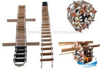 China Superficie antideslizante del material SOLAS de la escalera de madera del embarque para subir compañía