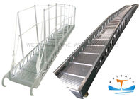 Escalera de acero del muelle de la pasarela de las escaleras marinas de aluminio del barco para las embarcaciones marítimas