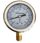 Planche el aceite marino de la aleación - indicador de presión industrial marino llenado EN837-1 YN-100